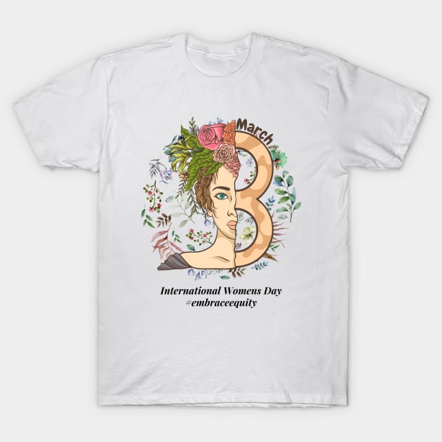 embrace equity international women's day 2023 T-Shirt by Ballari